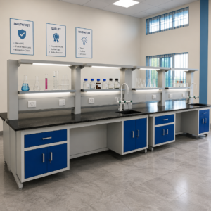 science laboratory table